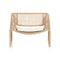 Selma Outdoor Lounge Chair (Set of 2)  option Natural / Venao Ivory