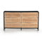 Sydney 6 Drawer Dresser  option Natural Cane / Black Wash
