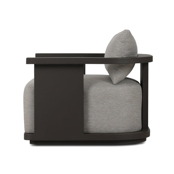 Tahana Outdoor Metal Swivel Chair