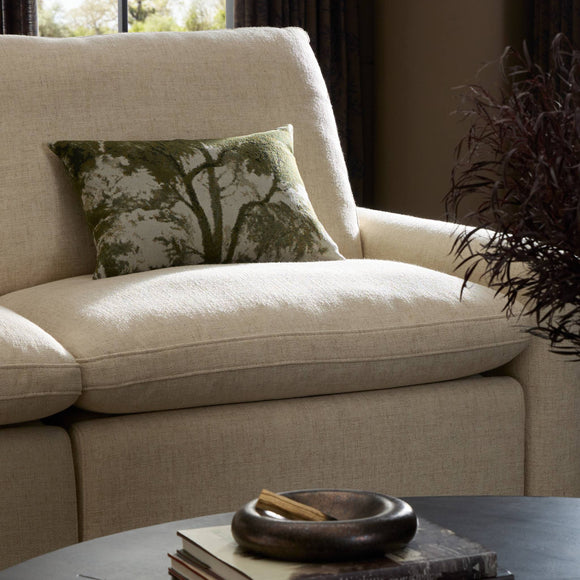 Toile Lumbar Pillow