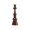 Cesar Turned Candelabra  option Shiny Mahogany