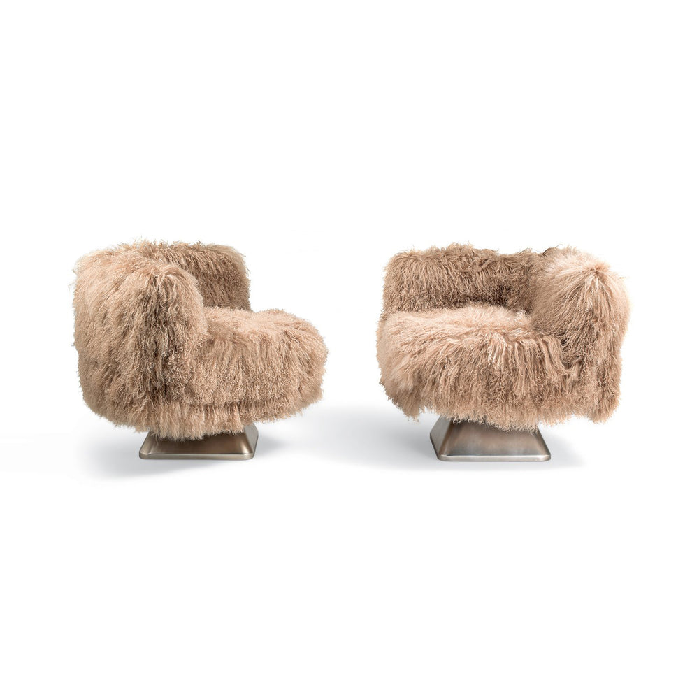 Pemba Swivel Lounge Armchair
