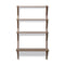 BM29 1-Wide Shelf with Desk  option Walnut Lacquered