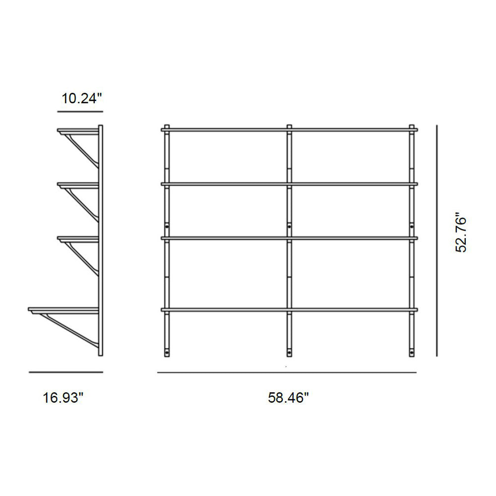 BM29 2-Wide Shelf with Desk