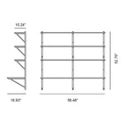 BM29 2-Wide Shelf with Desk