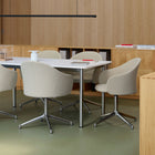Gomo 4-Point Swivel Base Armchair