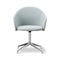 Gomo 4-Point Swivel Base Armchair  option Mylla 811 / Polished Aluminium
