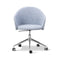 Gomo 5-Star Swivel Armchair  option Vanir 733 / Polished Aluminium