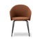 Gomo Tube Base Armchair  option Myr 362 / Black