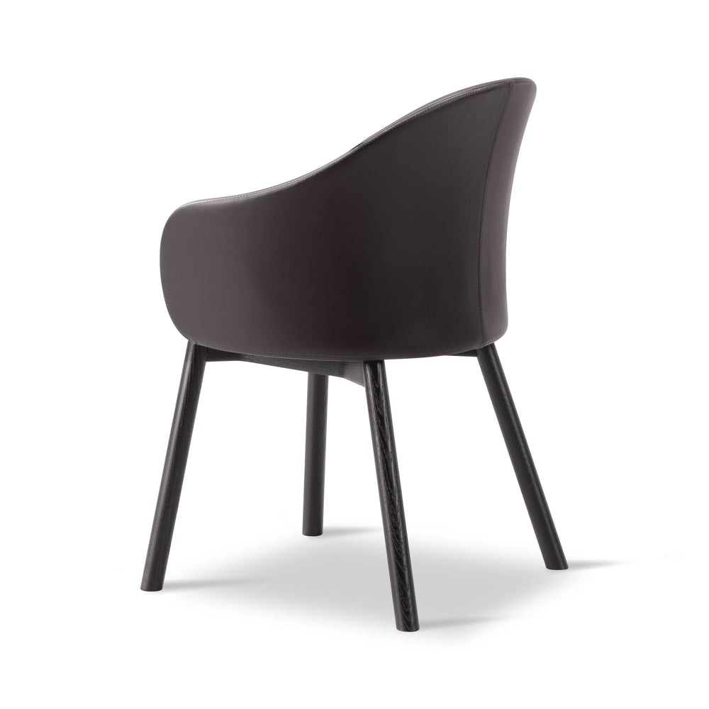 Gomo Wood Base Dining Armchair