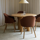 Gomo Wood Base Dining Armchair