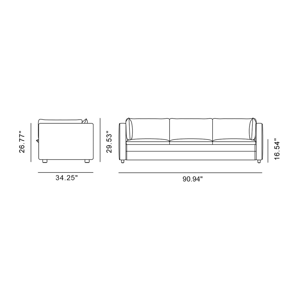 Jota 3-Seater Sofa