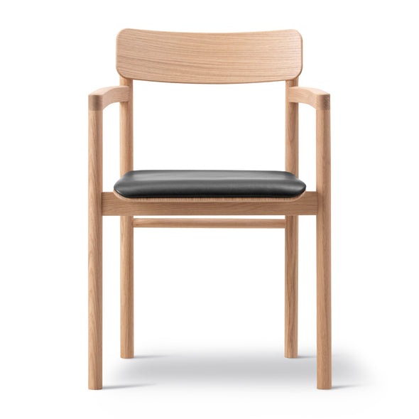 Post Upholstered Dining Armchair