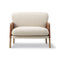 Savannah Club Chair  option Hallingdal 200 / Max 95 Cognac Leather / Black Lacquered