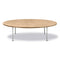 Wegner Ox Coffee Table  option Oak Lacquered