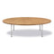 Wegner Ox Coffee Table  option Oak Oiled