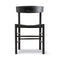 Mogensen J39 Chair  option Black Paper Cord/Oak Black Lacquered