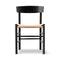 Mogensen J39 Chair  option Natural Paper Cord/Beech Black Lacquered