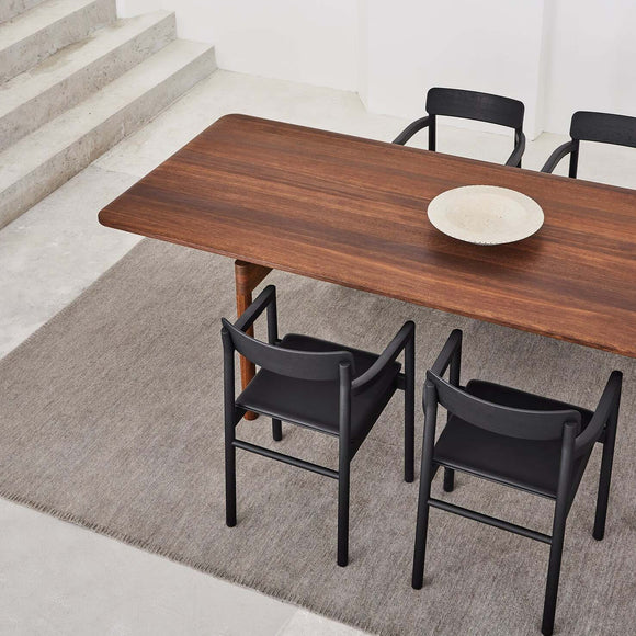 Post Upholstered Dining Armchair