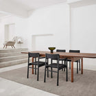 Post Upholstered Dining Armchair