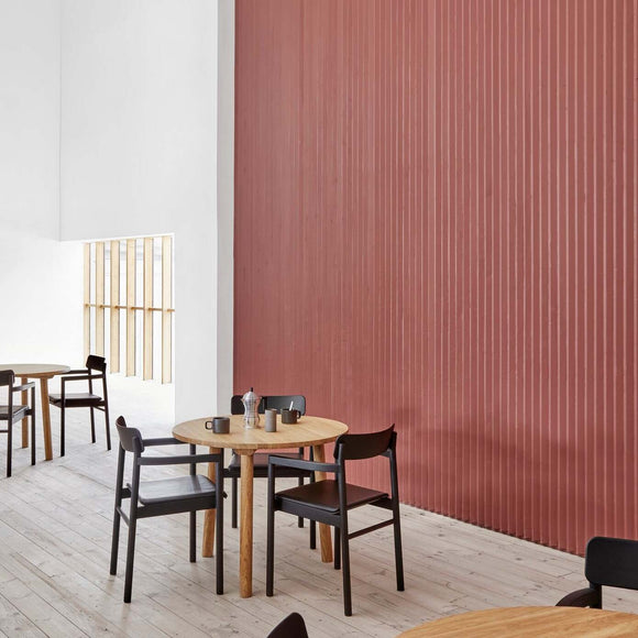 Post Upholstered Dining Armchair