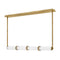 Cy Linear LED Pendant Light  option Lacquered Brass