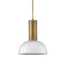 Ombra Pendant Light  option Lacquered Brass