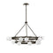 Selene Chandelier  option Black Oxide