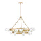 Selene Chandelier  option Lacquered Brass