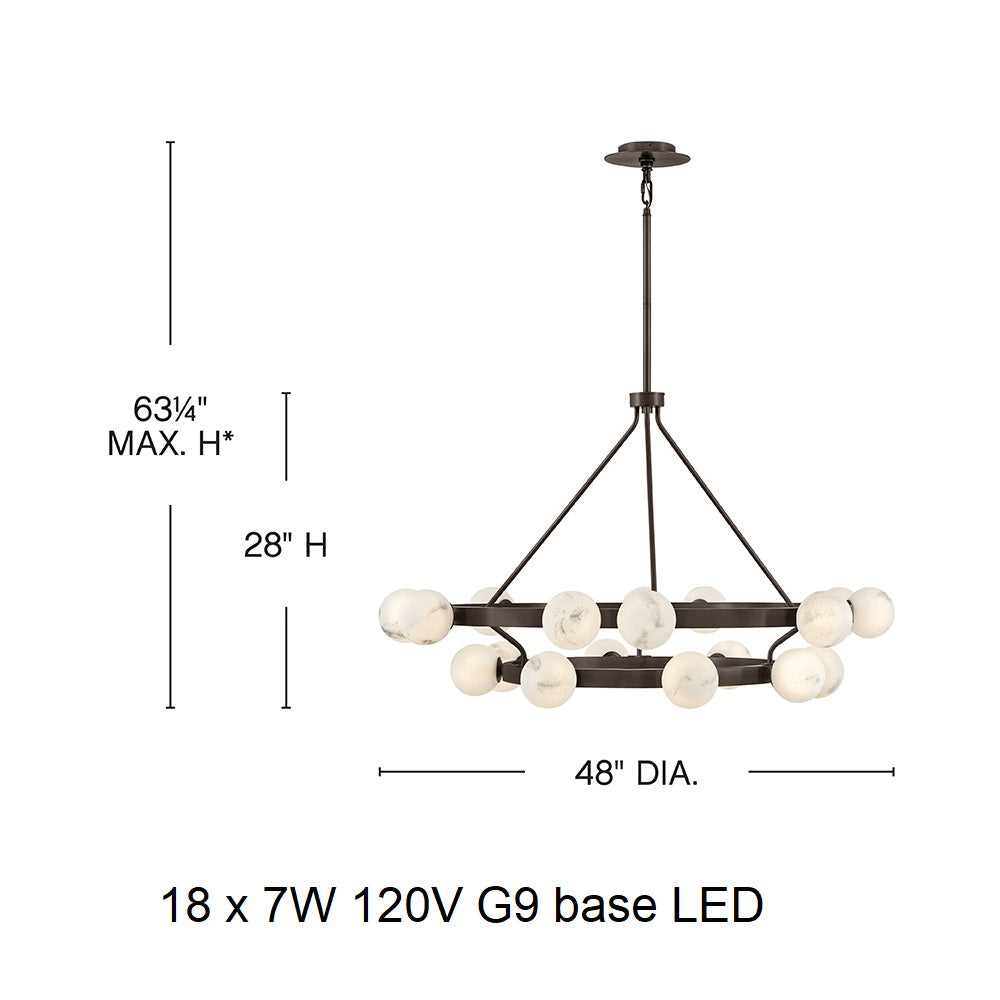 Fredrick Ramond Selene Chandelier - 2Modern