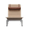 PK24 Wicker Lounge Chair  option Aura / Cognac