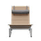 PK24 Wicker Lounge Chair  option Embrace / Concrete Grey