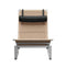PK24 Wicker Lounge Chair  option Grace / Black