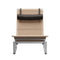 PK24 Wicker Lounge Chair  option Grace / Dark Brown