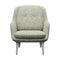 Fri Lounge Chair  option Atom White