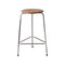 High Dot Upholstered Stool  option 3 Leg