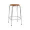 High Dot Upholstered Stool  option 4 Leg