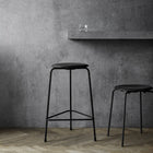 High Dot Upholstered Stool