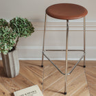 High Dot Upholstered Stool