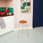 High Dot Upholstered Stool