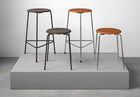 High Dot Upholstered Stool