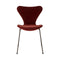 Series 7 Upholstered Chair  option Autumn Red Velvet / Brown Bronze