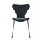 Series 7 Upholstered Chair  option Grey Blue Velvet / Brown Bronze