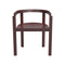 After Dining Armchair  option Burgundy