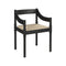 Carimate Dining Chair  option Black Colored Ash