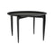 Foldable Tray Side Table  option Black Lacquered