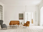 Fri 2-Seater Sofa with Metal Legs