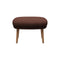 Fri Lounge Chair with Wood Legs  option Chair with Christianshavn 1134 Ottoman