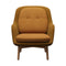 Fri Lounge Chair with Wood Legs  option Remix 422 / Vidar 472