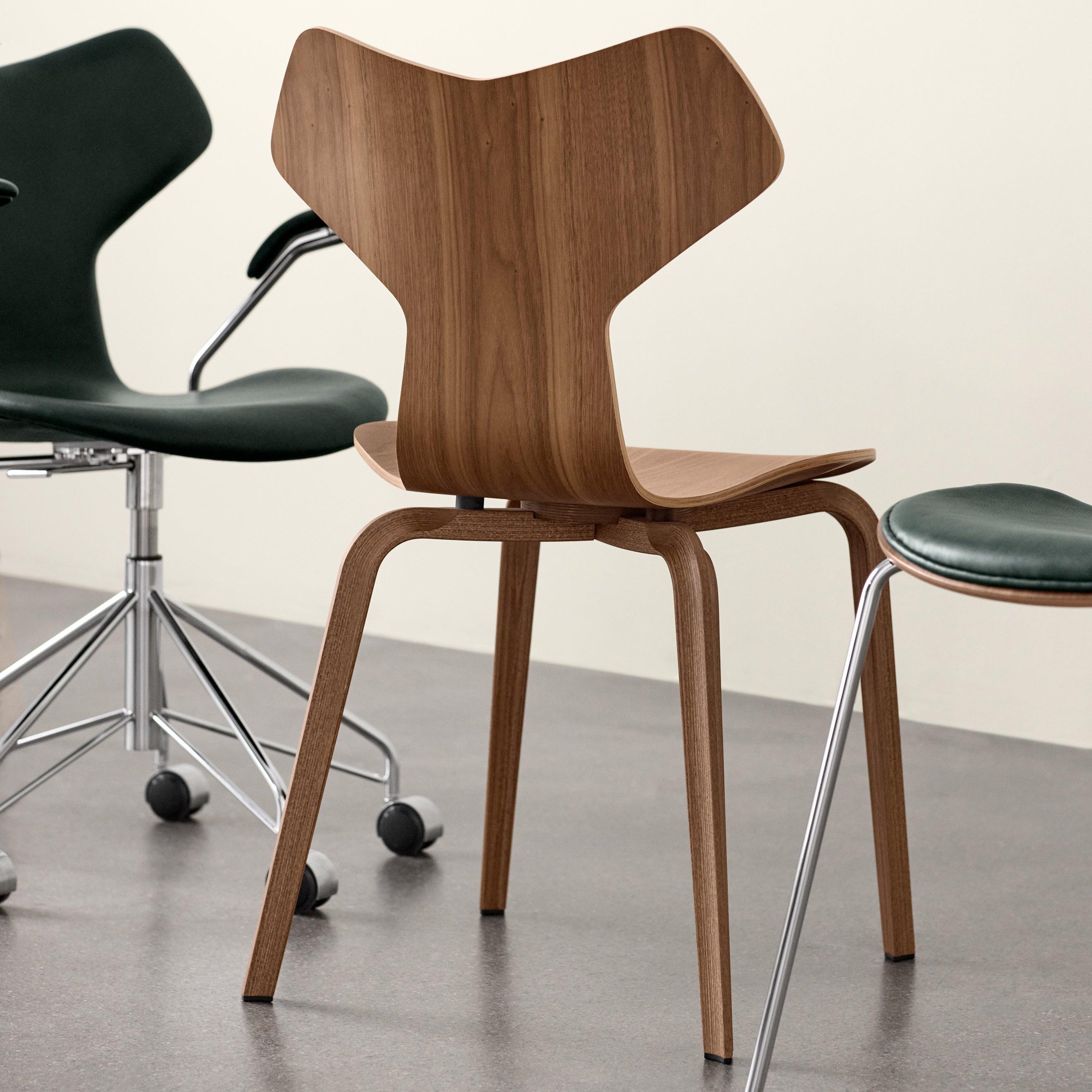 Fritz Hansen Grand Prix Wood Dining Chair - 2Modern